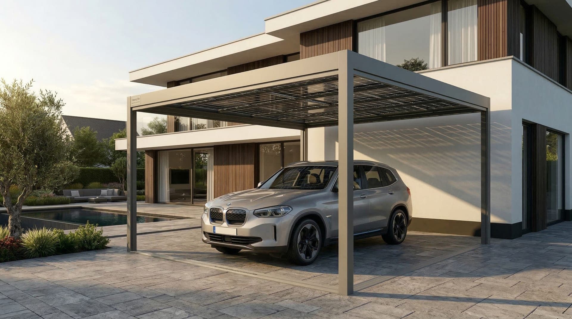 Horizon carport productvisualisatie