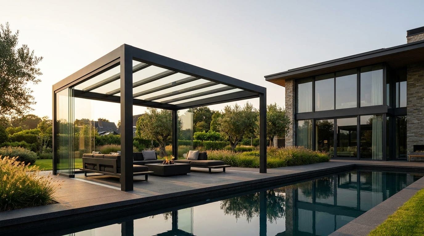 CUBO EZIE in een architecturale buitenruimte