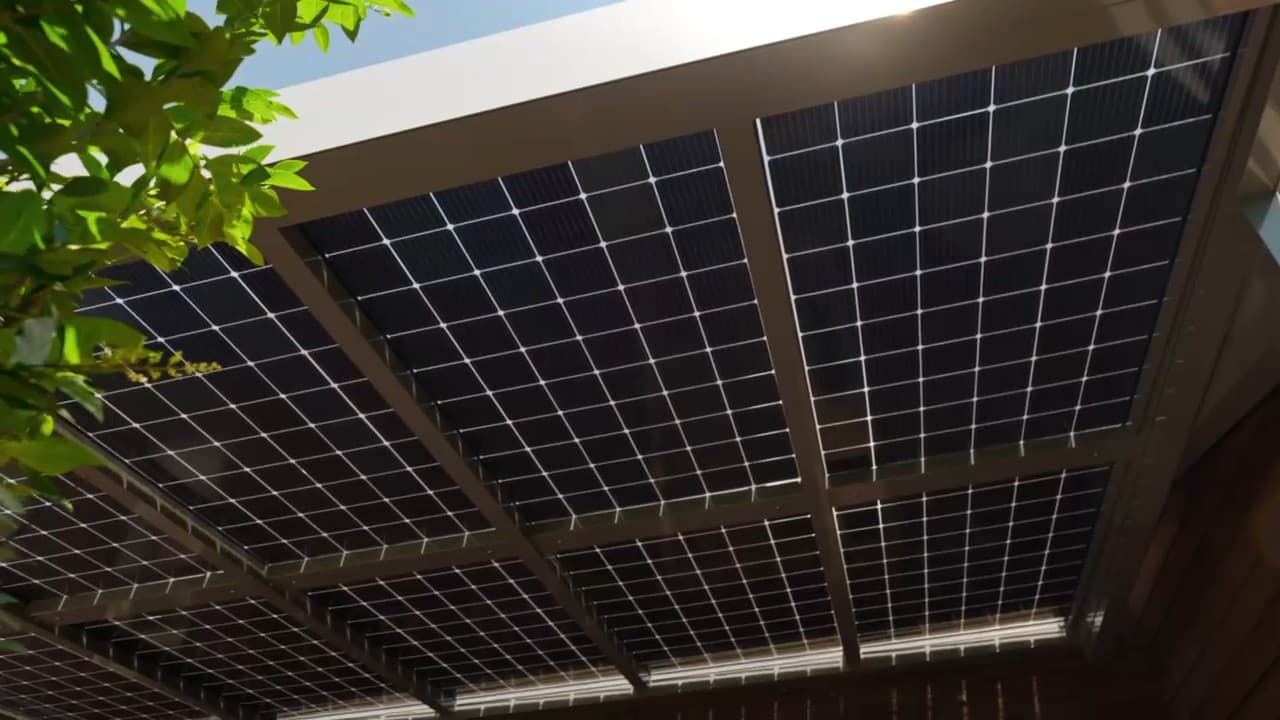 CUBO Solar veranda productvisualisatie